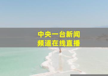 中央一台新闻频道在线直播