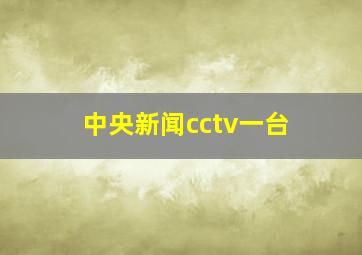 中央新闻cctv一台