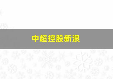 中超控股新浪