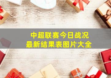 中超联赛今日战况最新结果表图片大全