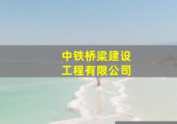 中铁桥梁建设工程有限公司