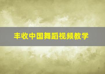 丰收中国舞蹈视频教学