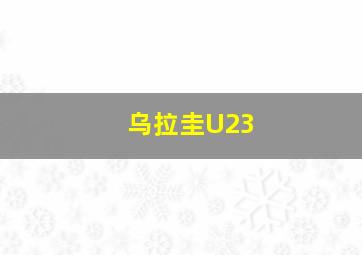 乌拉圭U23