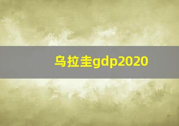 乌拉圭gdp2020