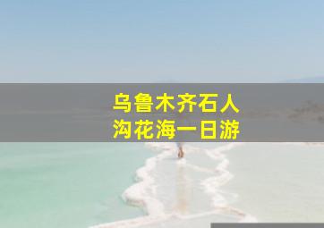 乌鲁木齐石人沟花海一日游