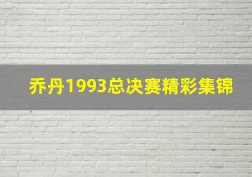 乔丹1993总决赛精彩集锦