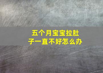 五个月宝宝拉肚子一直不好怎么办