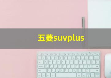 五菱suvplus