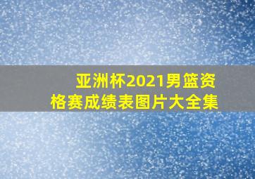 亚洲杯2021男篮资格赛成绩表图片大全集