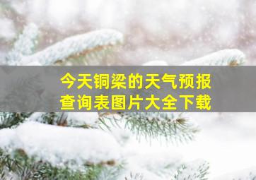 今天铜梁的天气预报查询表图片大全下载