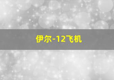 伊尔-12飞机