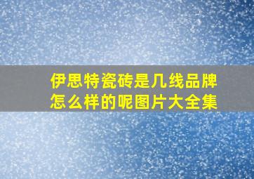 伊思特瓷砖是几线品牌怎么样的呢图片大全集