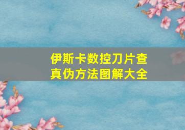 伊斯卡数控刀片查真伪方法图解大全