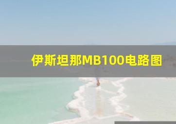 伊斯坦那MB100电路图