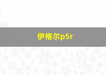 伊格尔p5r