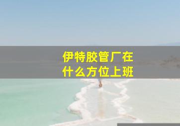 伊特胶管厂在什么方位上班