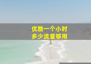 优酷一个小时多少流量够用