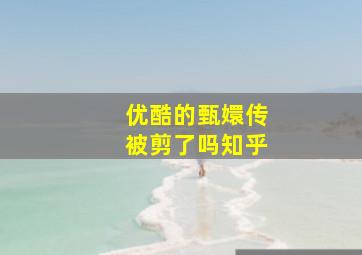 优酷的甄嬛传被剪了吗知乎