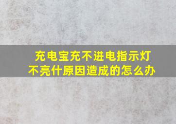 充电宝充不进电指示灯不亮什原因造成的怎么办