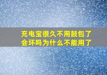 充电宝很久不用鼓包了会坏吗为什么不能用了