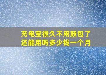 充电宝很久不用鼓包了还能用吗多少钱一个月