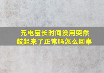 充电宝长时间没用突然鼓起来了正常吗怎么回事