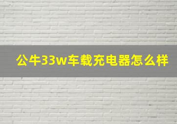 公牛33w车载充电器怎么样