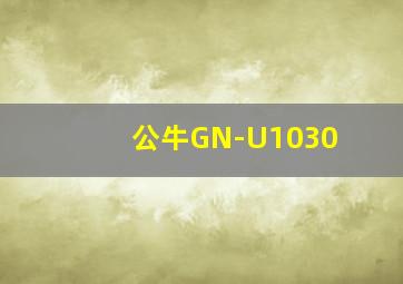 公牛GN-U1030