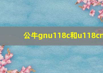 公牛gnu118c和u118cn