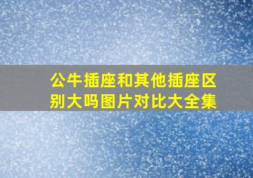 公牛插座和其他插座区别大吗图片对比大全集