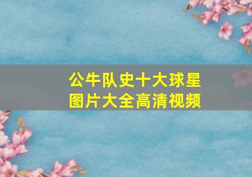 公牛队史十大球星图片大全高清视频