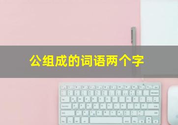 公组成的词语两个字