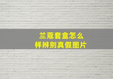 兰蔻套盒怎么样辨别真假图片