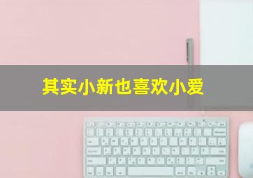 其实小新也喜欢小爱