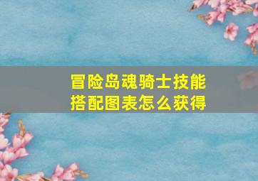 冒险岛魂骑士技能搭配图表怎么获得