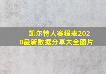 凯尔特人赛程表2020最新数据分享大全图片