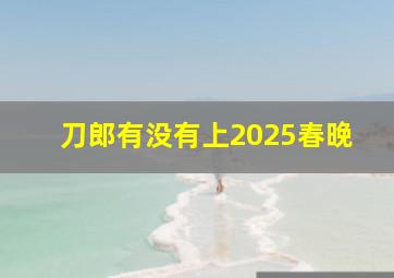 刀郎有没有上2025春晚