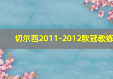 切尔西2011-2012欧冠教练