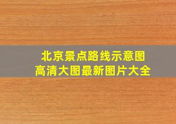 北京景点路线示意图高清大图最新图片大全