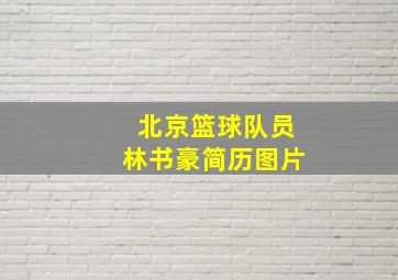 北京篮球队员林书豪简历图片