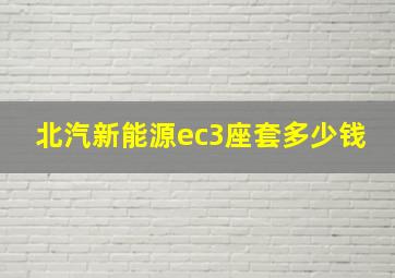 北汽新能源ec3座套多少钱