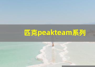 匹克peakteam系列