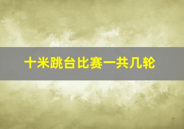 十米跳台比赛一共几轮