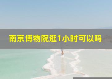 南京博物院逛1小时可以吗