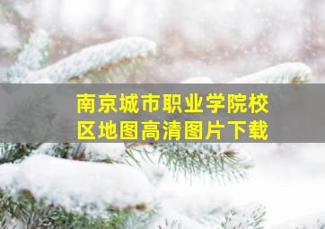 南京城市职业学院校区地图高清图片下载