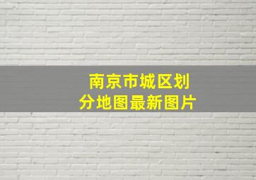 南京市城区划分地图最新图片