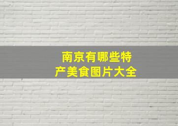 南京有哪些特产美食图片大全