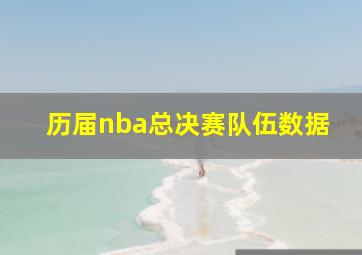 历届nba总决赛队伍数据