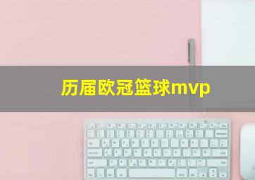 历届欧冠篮球mvp