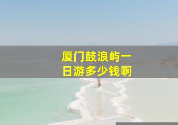 厦门鼓浪屿一日游多少钱啊